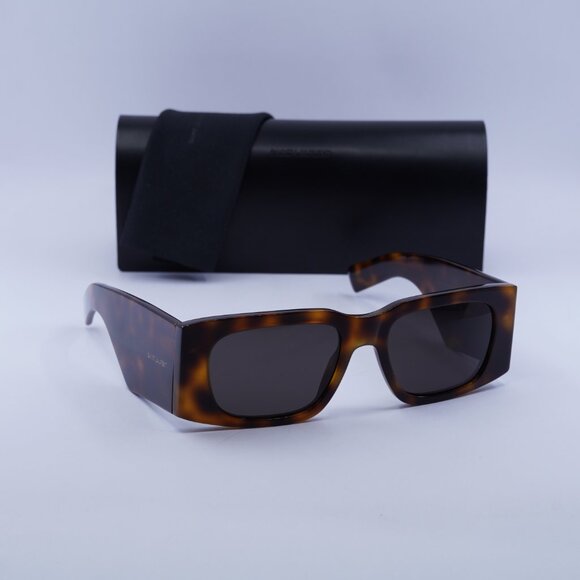 Saint Laurent SL654 003 Square Sunglasses - Havana\Black - Picture 7 of 11